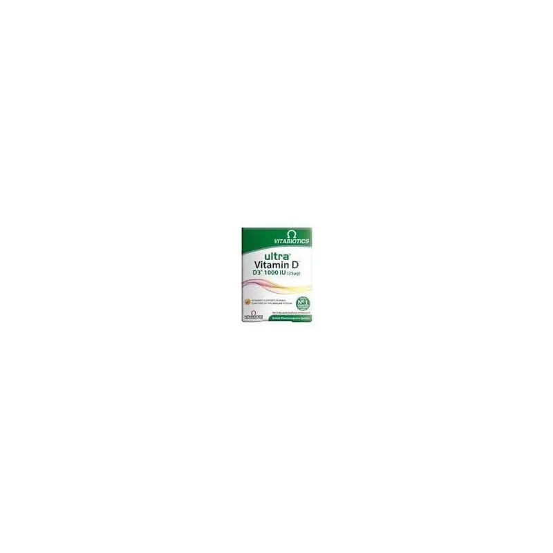 Vitabiotics Ultra Vitamin D D3 1000Iu 96 Capsules