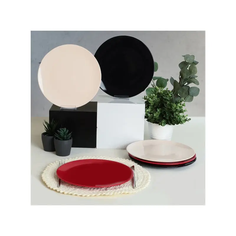 Keramika Noble Delta Serving Plate 26 Cm 6 Pieces 030/509/650