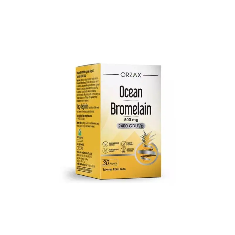 Ocean Bromelain 500 Mg 30 Capsules