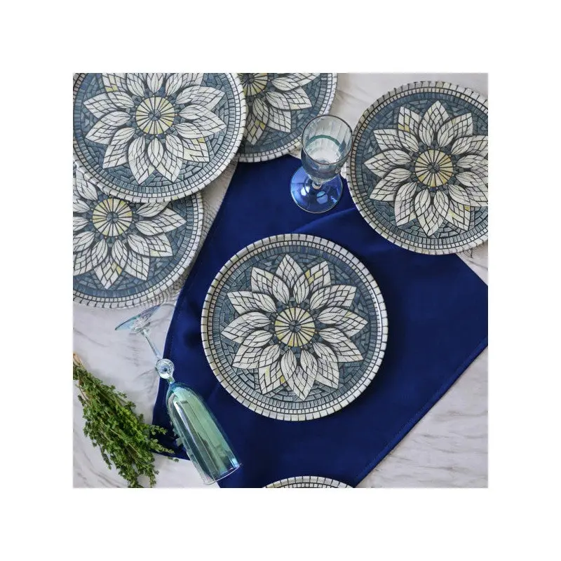Keramika Mosaic Marvels Cake Plate 22 Cm 6 Pieces 21619