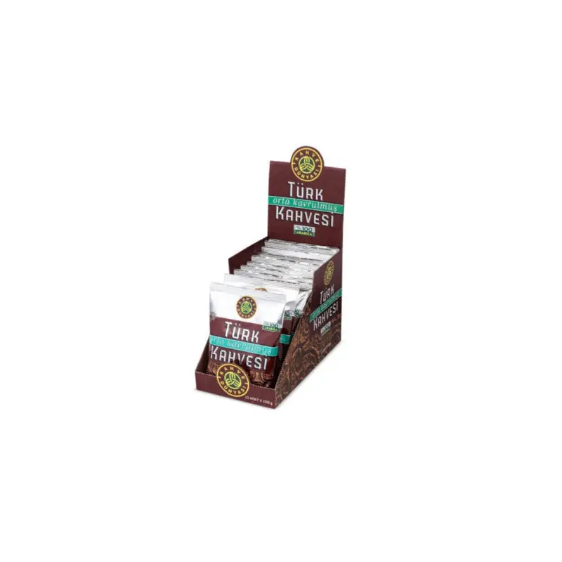 Medium Roast Turkish Coffee 100 Gr - 12 Pieces