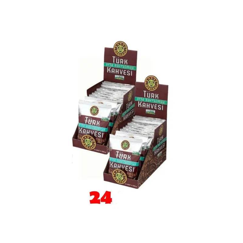 Medium Roast Turkish Coffee 24 Pieces (2X12)