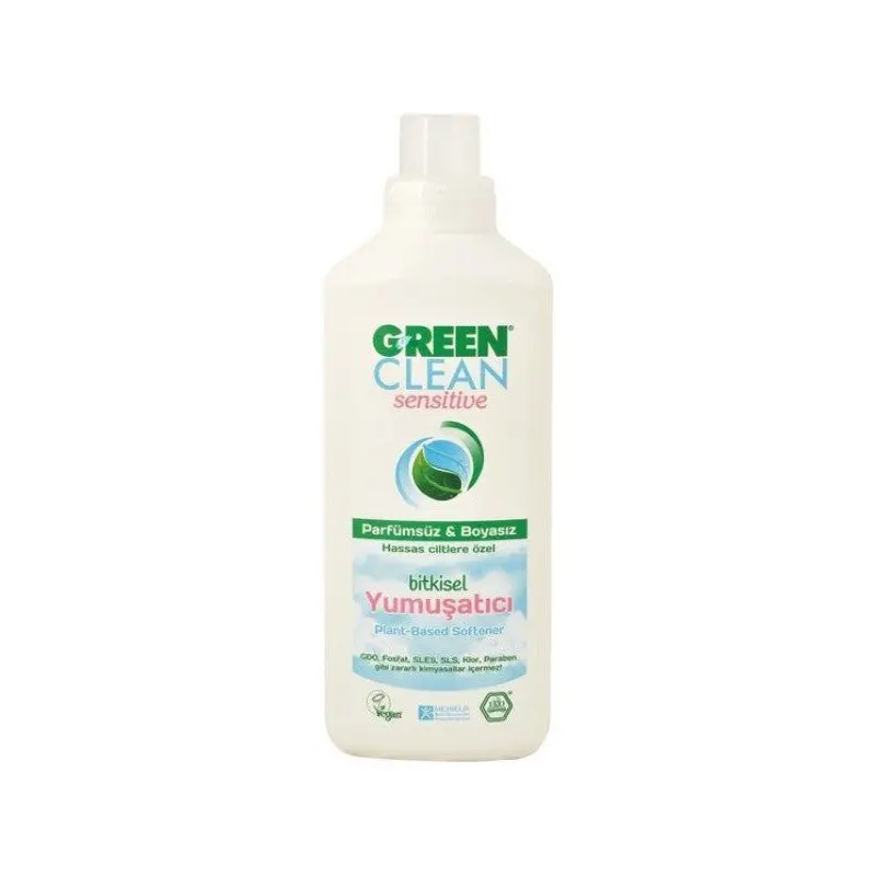 U Green Clean Sensitive Perfume-Free & Dye-Free Herbal Softener 1000 Ml