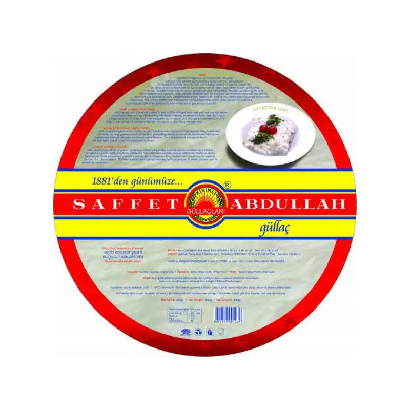 Saffet Abdullah Glla Dessert 400 Gr 5 Pieces