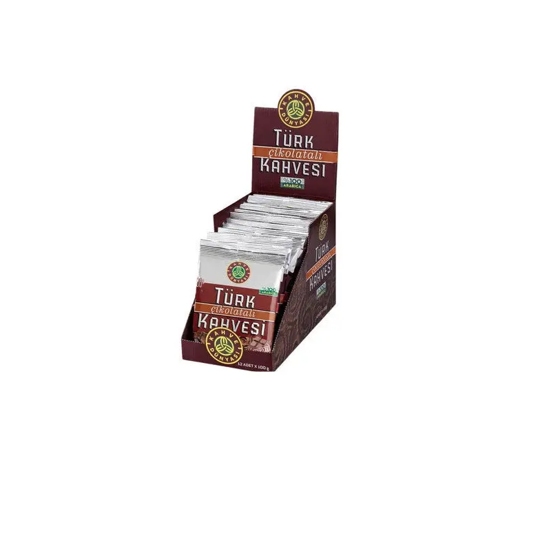 Kahve Dnyas Chocolate Turkish Coffee 100 Gr X 12 Pieces