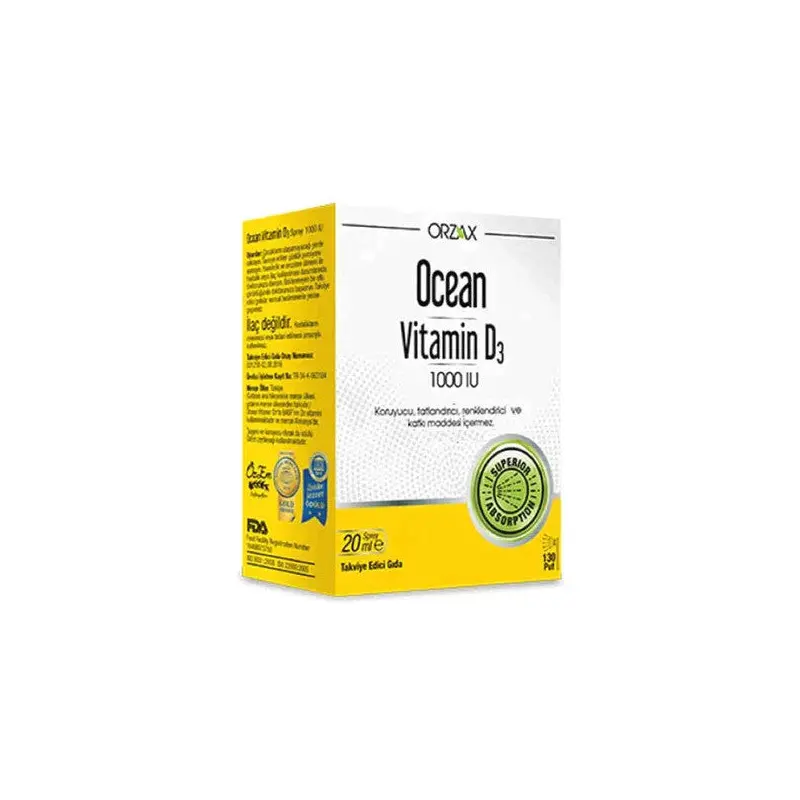 Ocean Vitamin D3 1000Iu Spray 20Ml