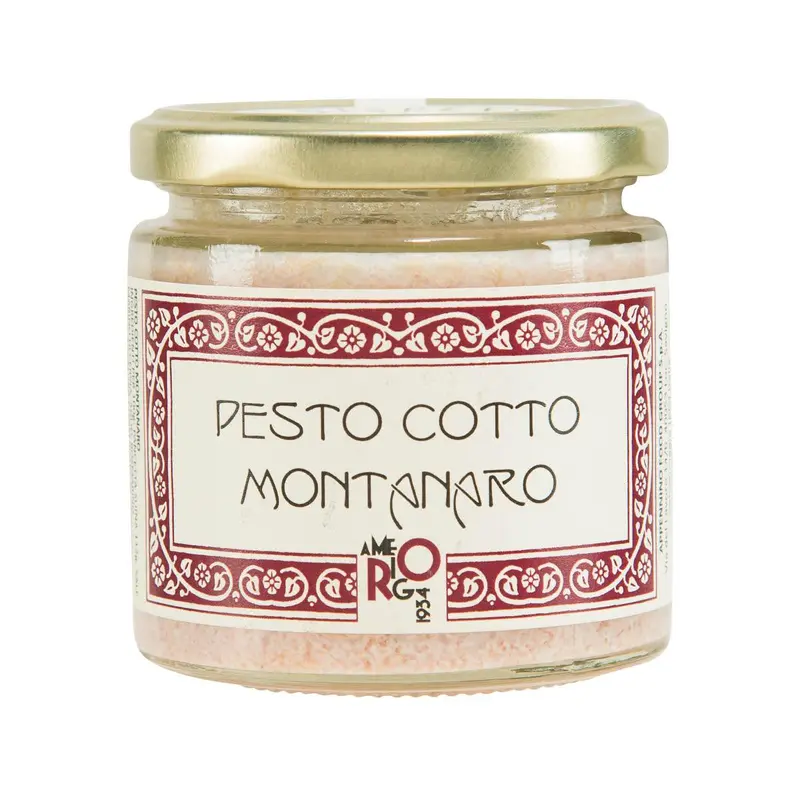 AMERIGO Cooked "Mountain Pesto" Sauce with Minced Pork, Garlic, Rosemary  (200g)