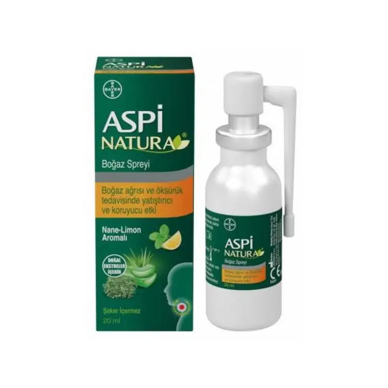 Aspinatura Throat Spray 20Ml | Apricot And Lemon Flavor