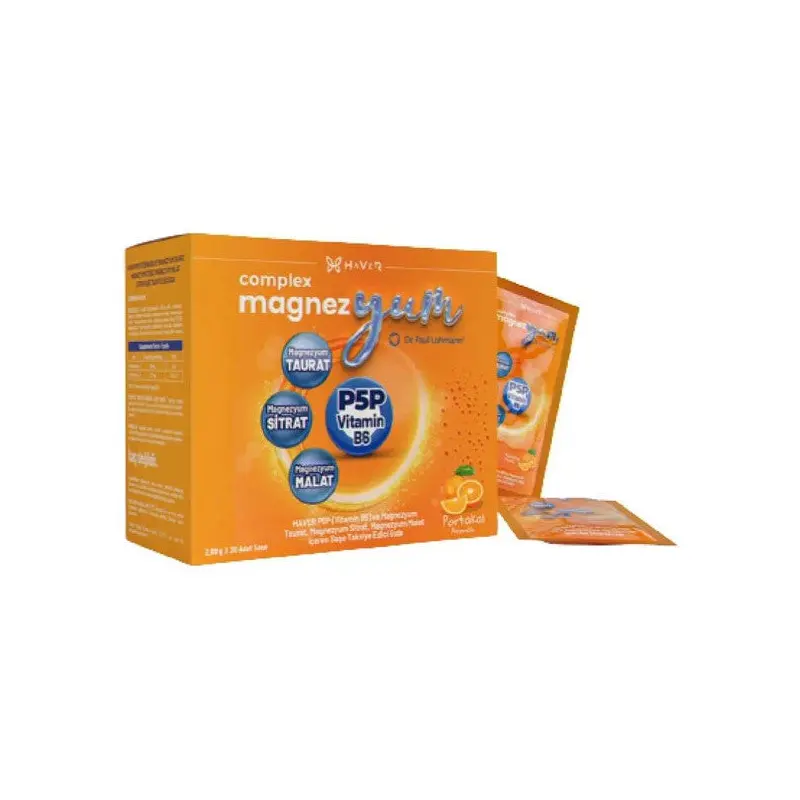 Haver Complex Magnesium Day 30 Sachet | Orange Flavored