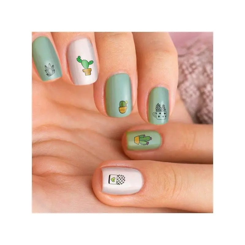 Cactus 50Li Nail Tattoo, Nail Tattoo, Nail Art, Nail Sticker