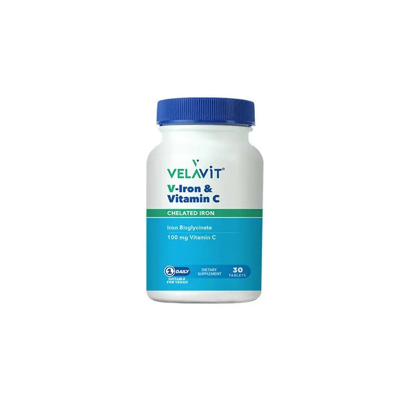 Velavit V-Iron & Vitamin C 30 Tablet