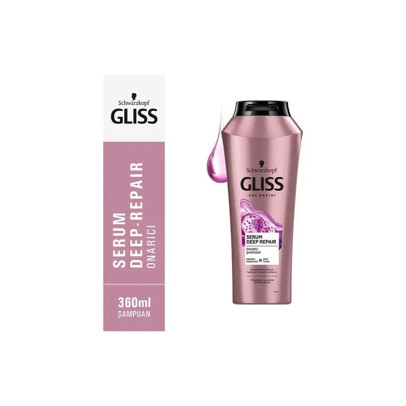 Gliss Serum Deep Repair Shampoo 360 Ml