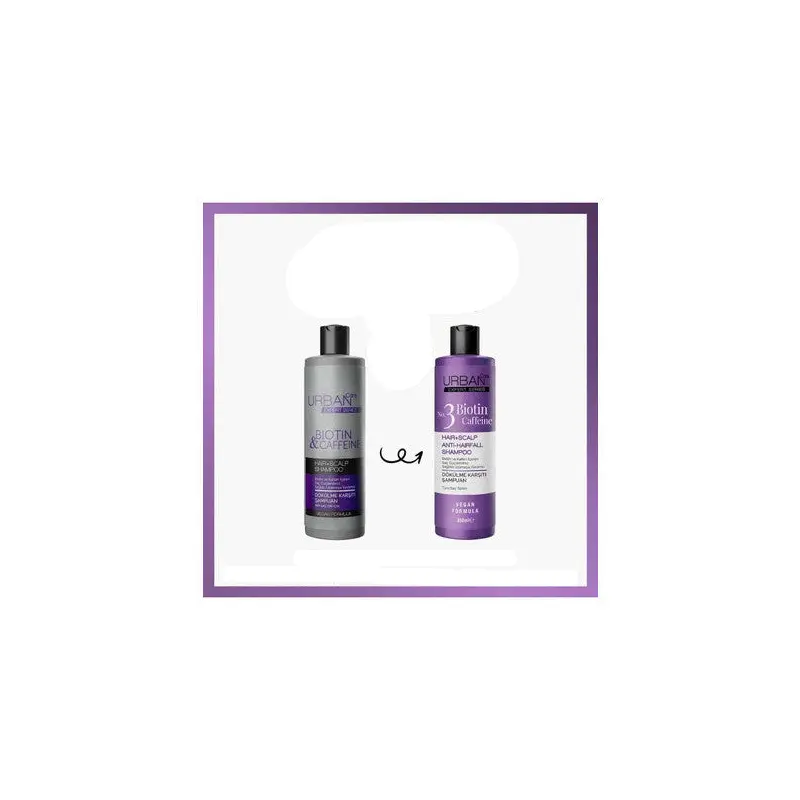 Urban Care Hair Root Strengthening Fast Growth Shampoo Biotin And Caffeine 2 Pieces