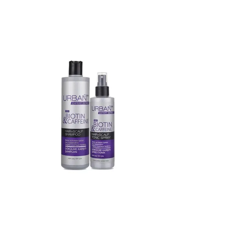Urban Care Biotin & Caffeine Anti-Hair Loss Shampoo + Tonic Set