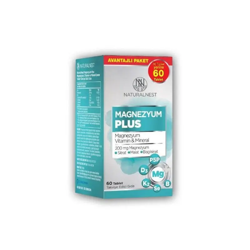 Naturalnest Magnesium Plus 60 Tablets