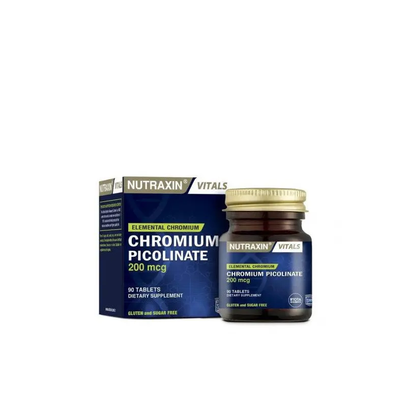 Nutraxin Chromium Picolinate 200 Mcg 90 Tablet