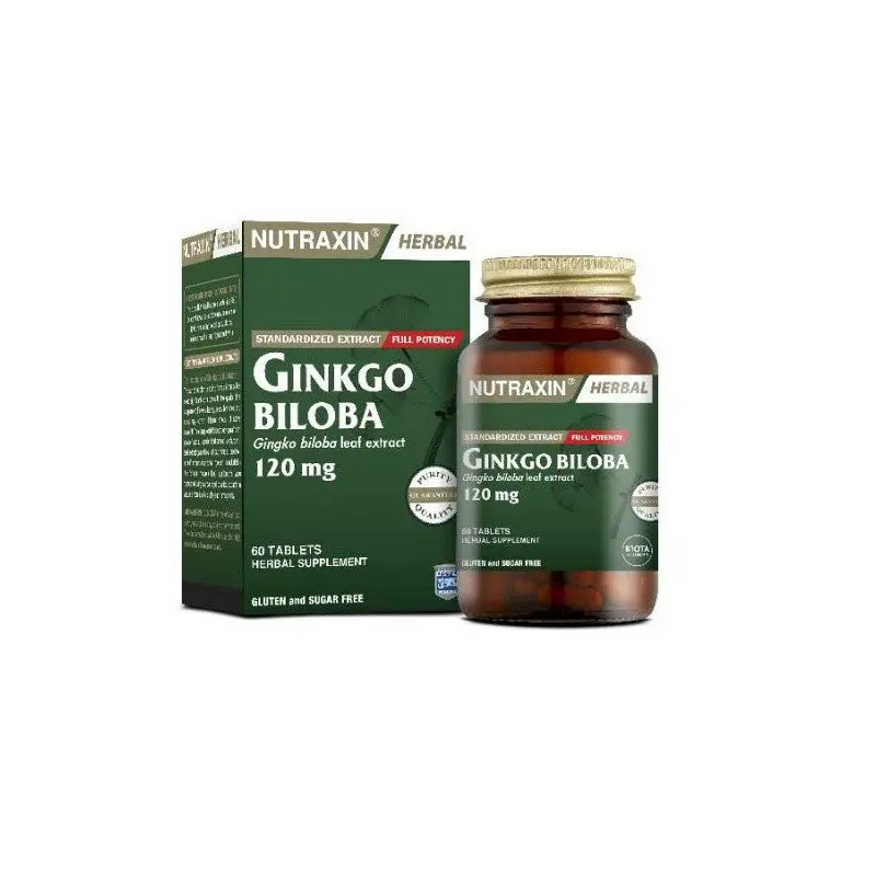 Nutraxin Ginkgo Biloba 60 Capsules