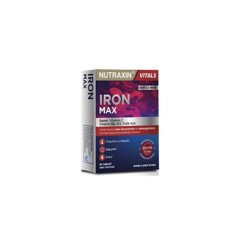 Nutraxin Iron Max 30 Tablets