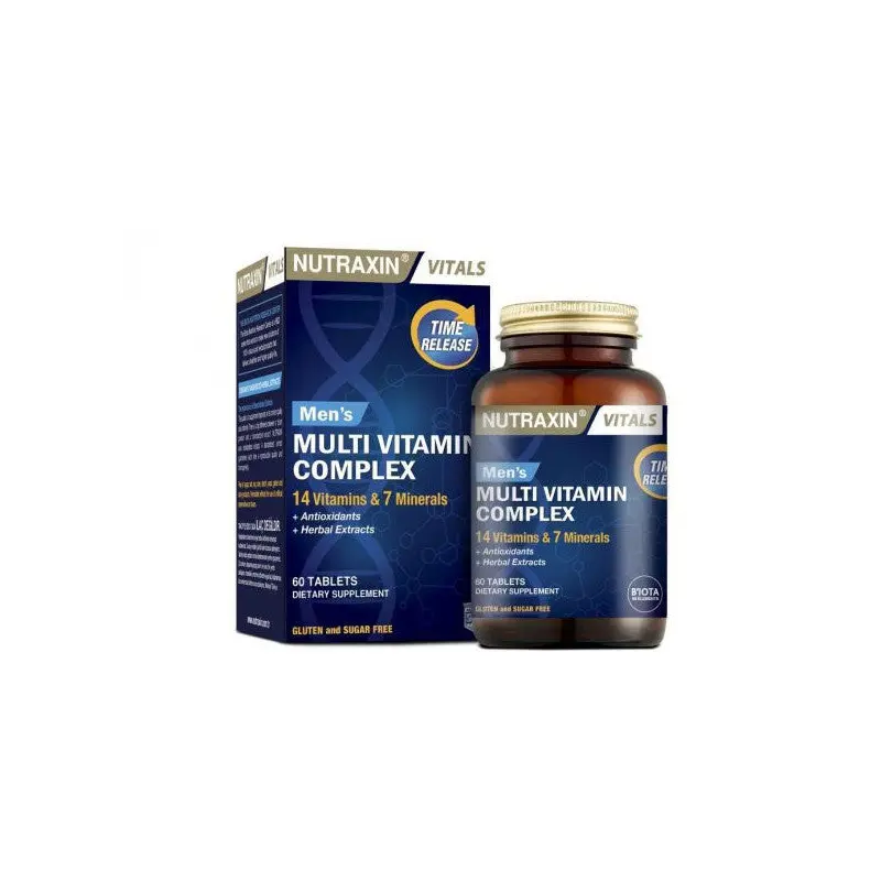 Nutraxin Mens Multivitamin Complex 60 Tablets