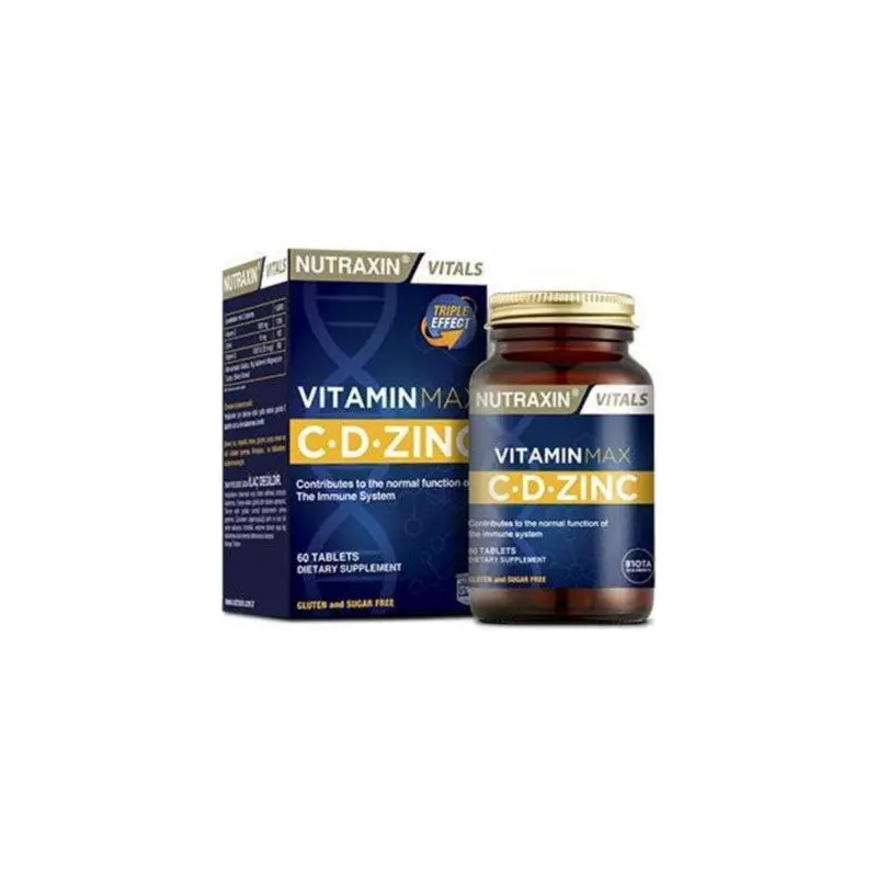 Nutraxin Vitamin Max C-D-Zinc 60 Tablet