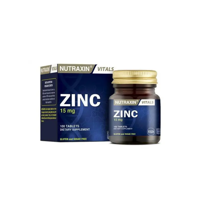 Nutraxin Zinc 15 Mg 100 Tablet