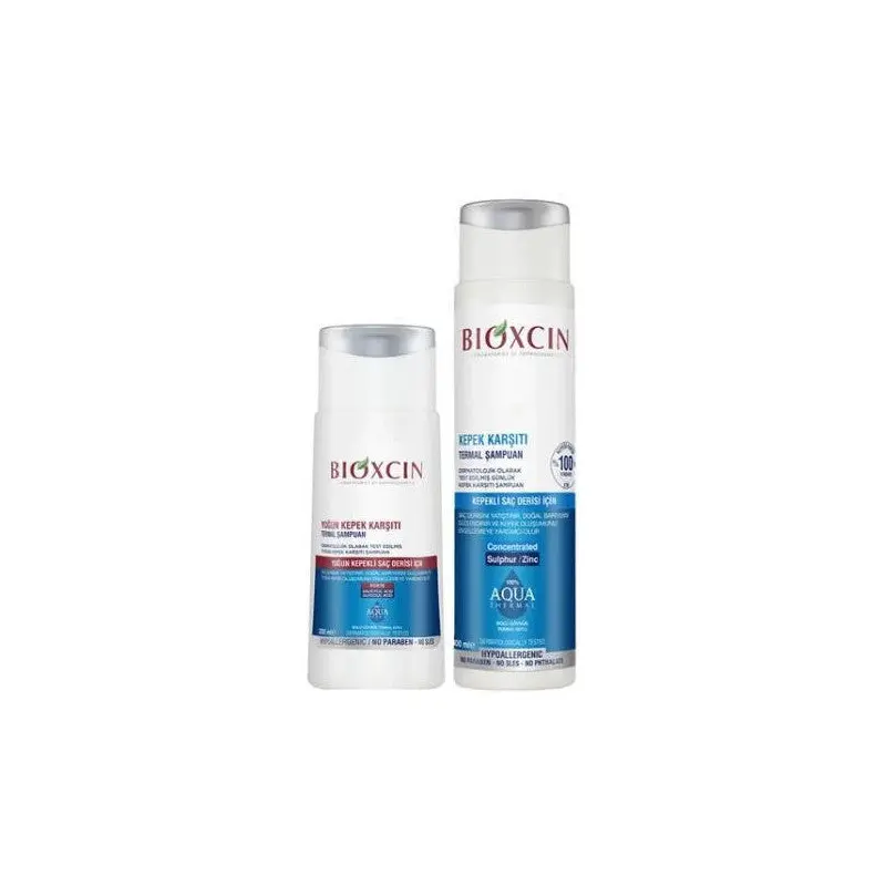 Bioxcin Aqua Thermal Anti-Dandruff Shampoo Set 200 Ml + 300 Ml