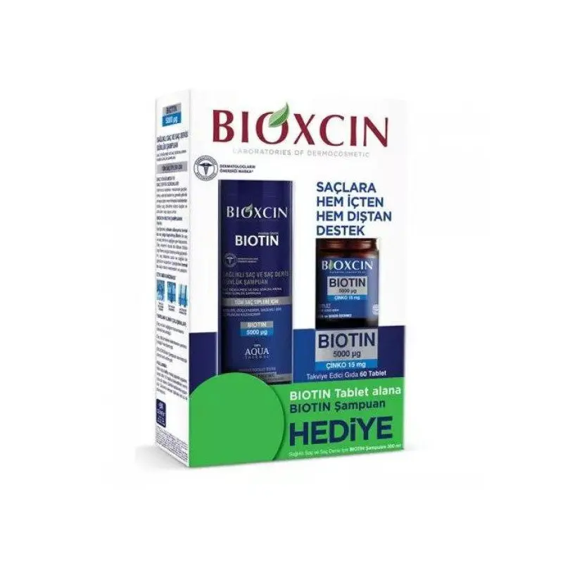 Buy Bioxcin Biotin Tablets And Get Biotin Shampoo 300 Ml As A Gift
