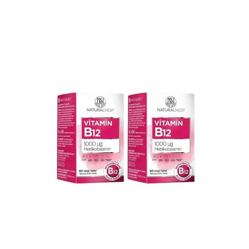 Naturalnest Vitamin B12 60 Tablets Opportunity Package