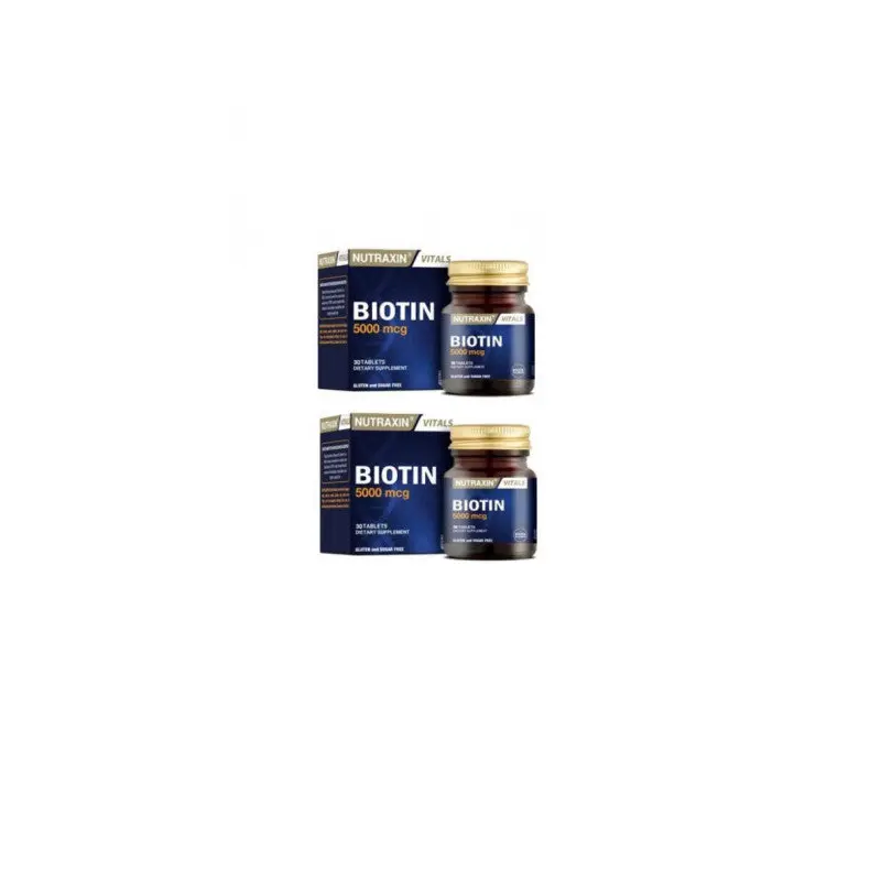 Nutraxin Biotin 5000 Mcg 30 Tablets