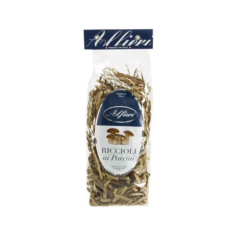 ALFIERI Porcini Mushroom Riccioli Pasta  (250g)