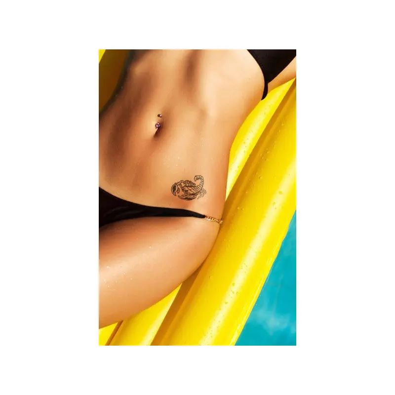 Animals -2 Temporary Tattoo, Body Tattoo, Arm Wrist Tattoo, Neck Tattoo