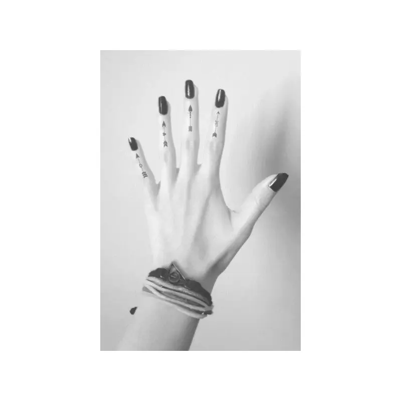 Arrows Temporary Tattoo, Body Tattoo, Neck Tattoo