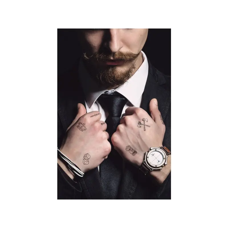 Shapes Temporary Tattoo, Body Tattoo, Arm Wrist Tattoo, Neck Tattoo