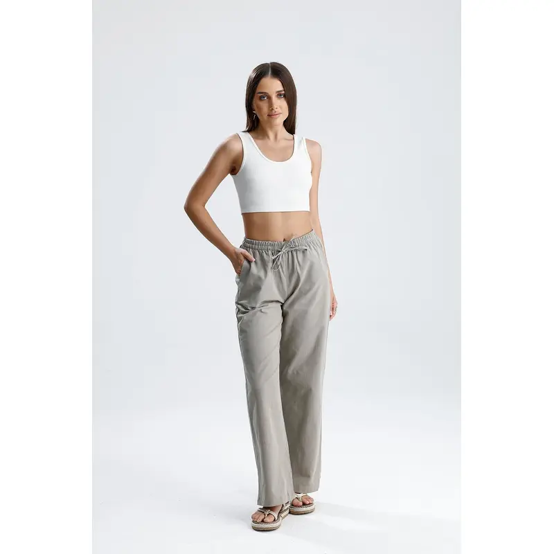25036 Women's Linen Loose Trousers