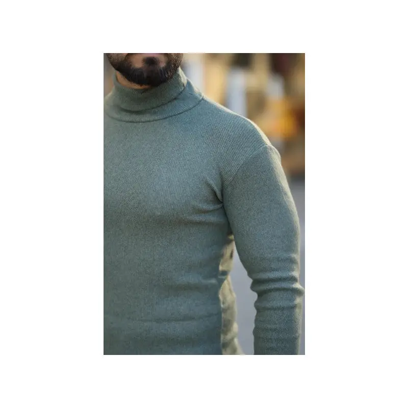 3-Pack Men's Turtleneck Turtleneck Knitwear Sweater