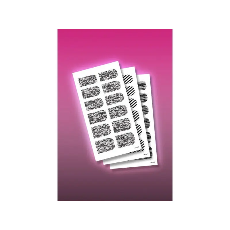 3 Piece Nail Tattoo Set, Nail Sticker Set, Nail Art