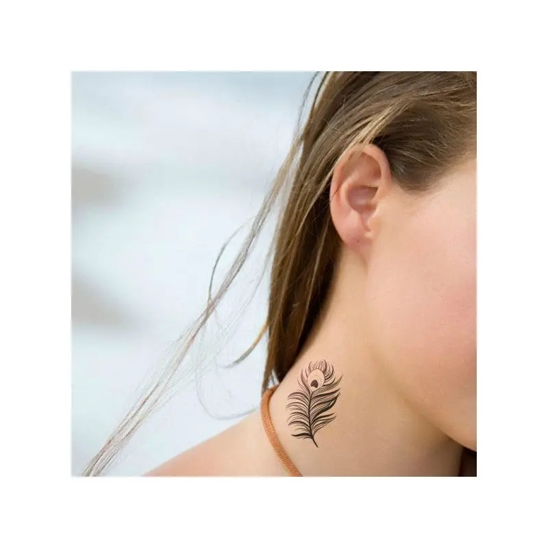 Art-039 Temporary Tattoo, 15.5X15.5Cm Body Tattoo, Arm Wrist Tattoo, Neck Tattoo