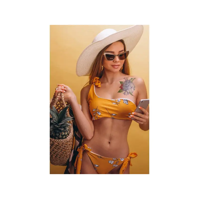 Blue Roses Temporary Tattoo, Body Tattoo, Arm Wrist Tattoo, Neck Tattoo