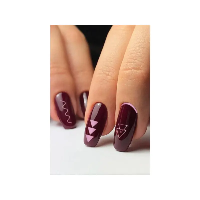 Ethnic Stripes Metallic Nail Sticker, Nail Sticker, Nail Art