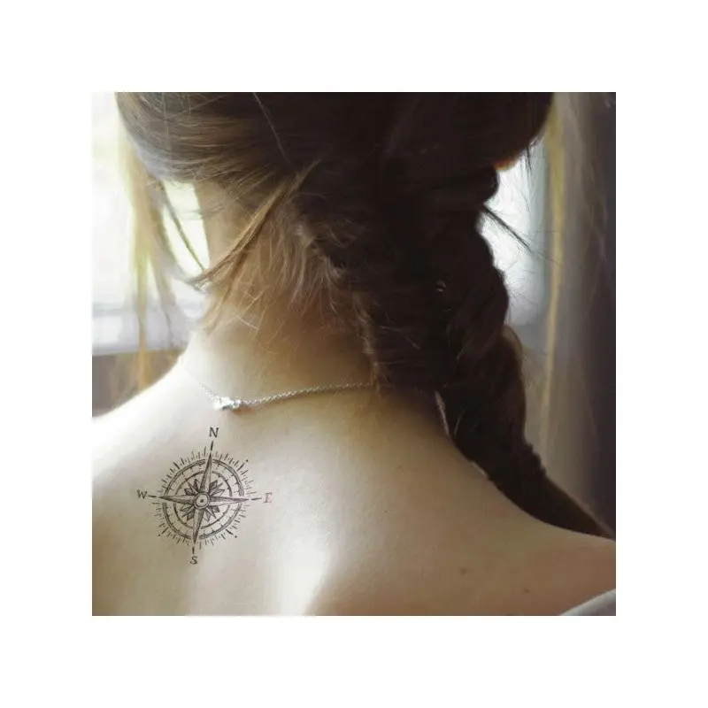 Ethnic Temporary Tattoo, Temporary Tattoo 15.5X16 Cm, Body Tattoo, Arm Wrist Tattoo, Neck Tattoo, Back Tattoo