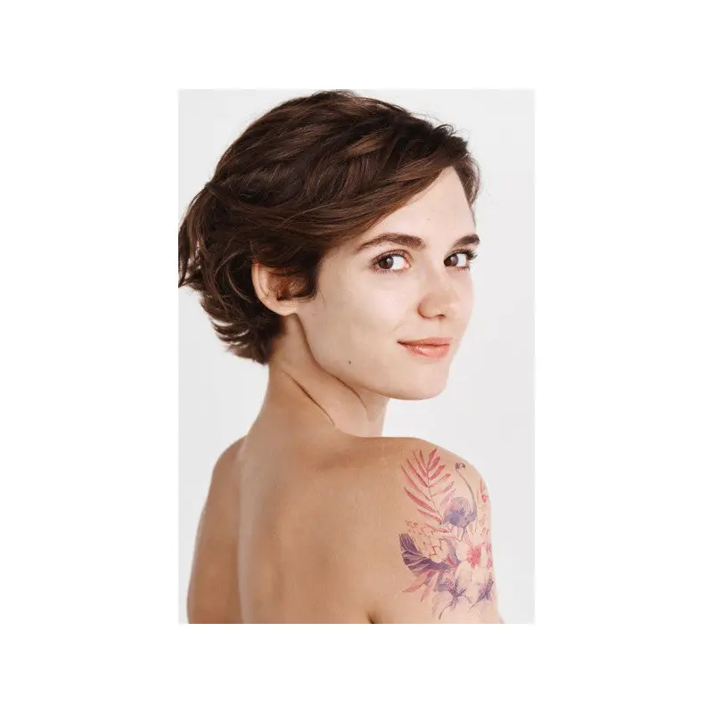 Flamingo Temporary Tattoo, Body Tattoo, Arm Wrist Tattoo, Neck Tattoo