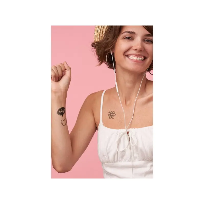 Minimal Temporary Tattoo, Temporary Tattoo, Body Tattoo, Arm Wrist Tattoo, Neck Tattoo, Back Tattoo