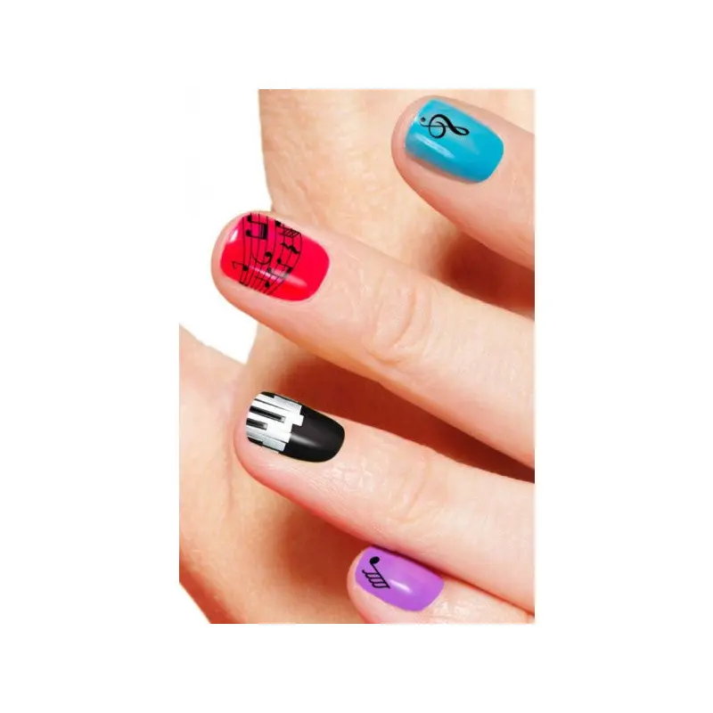 Note Nail Tattoo,nail Tattoo,nail Art,nail Sticker