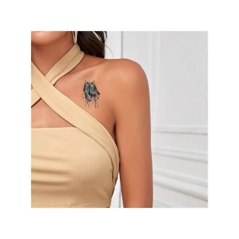 Animals-2 Temporary Tattoo,temporary Tattoo 15.5X16Cm,body Tattoo,arm Wrist Tattoo,neck Tattoo,back Tattoo