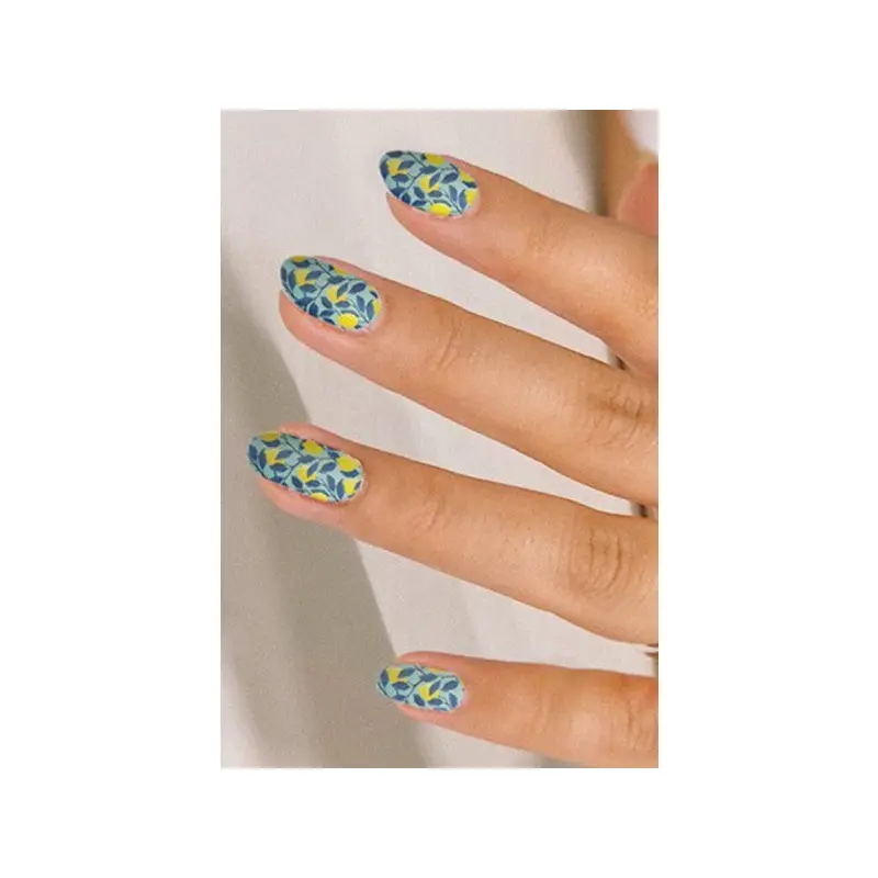 Lemons 36 Pieces Nail Tattoo Set,nail Art,nail Sticker