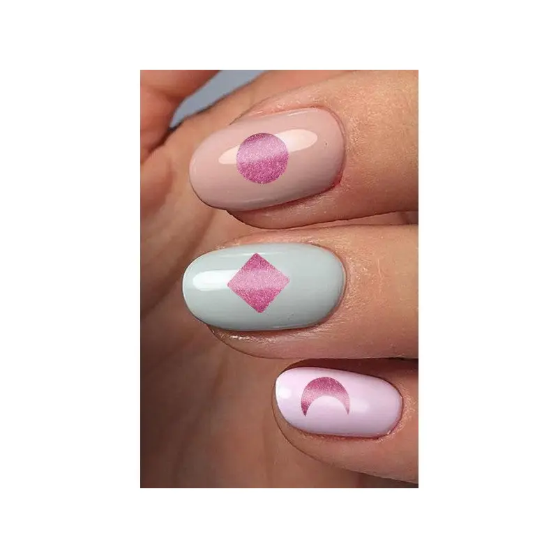 Shape Metallic Nail Sticker, Nail Sticker, Nail Art