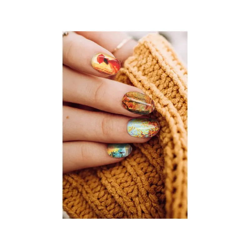 Autumn- 4 Nail Tattoos, Nail Art, Nail Stickers