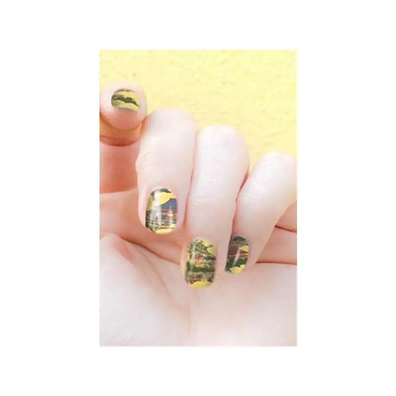 Landscape Nail Tattoo,nail Tattoo,nail Art,nail Sticker