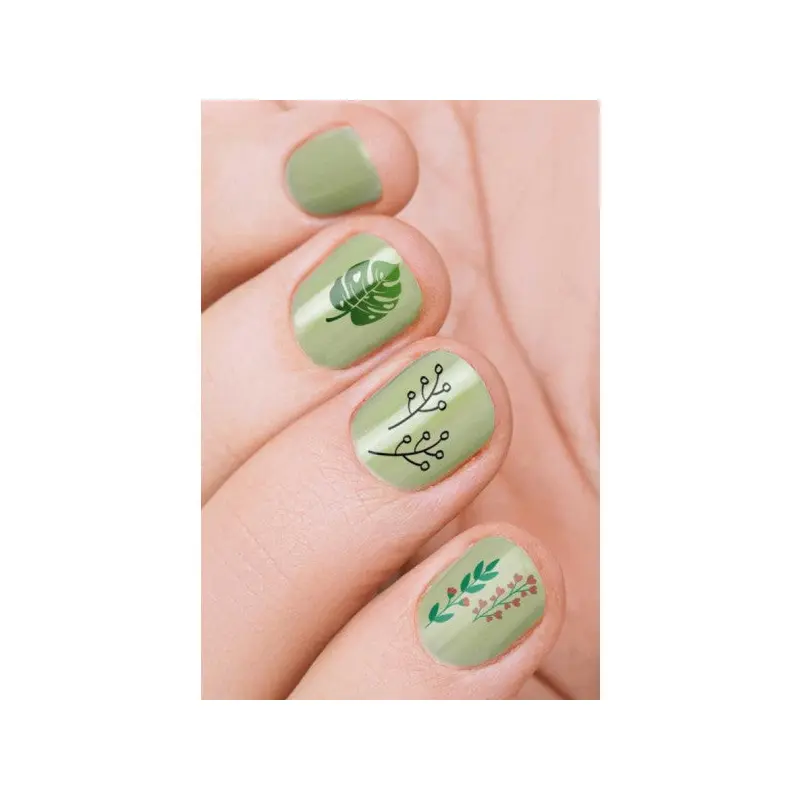 Leaf Nail Tattoo,nail Tattoo,nail Art,nail Sticker