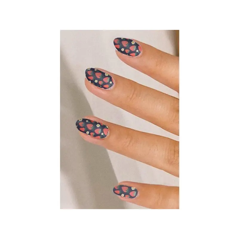 Strawberries 36 Piece Nail Tattoo Set,nail Tattoo,nail Art,nail Sticker